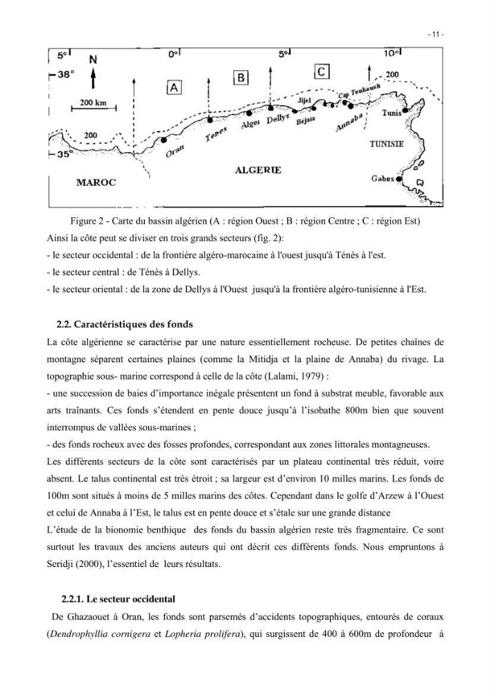 Les Sélaciens de la côte algérienne, biosystématique des requins et les raies