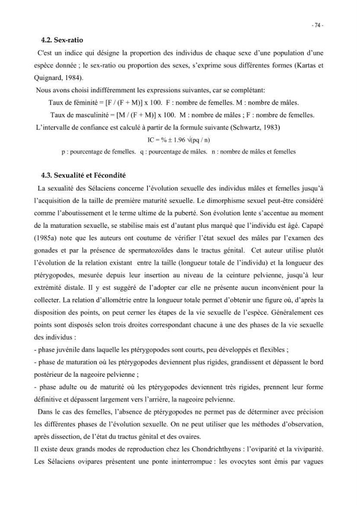 Les Sélaciens de la côte algérienne, biosystématique des requins et les raies