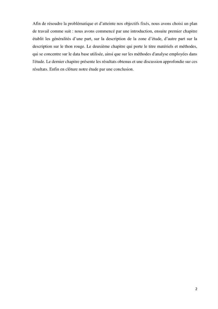 Analyse spatiale de la distribution du thon rouge Thunnus thynnus (Linnaeus, 1758) en interaction avec les facteurs environnementaux à l’aide de système d’information géographique (SIG) dans le bassin Algérien