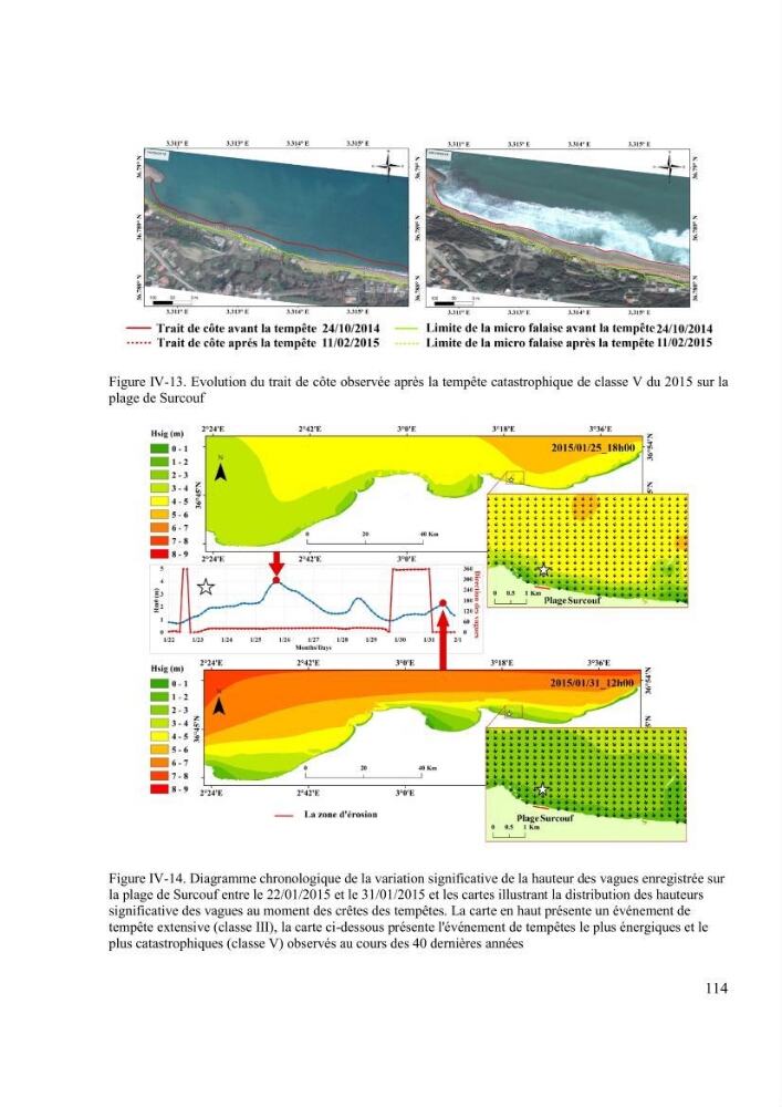 Méthodologie pour la localisation des zones de forte énergie houlomotrice en combinant les modèles numériques et les observations in-situ
