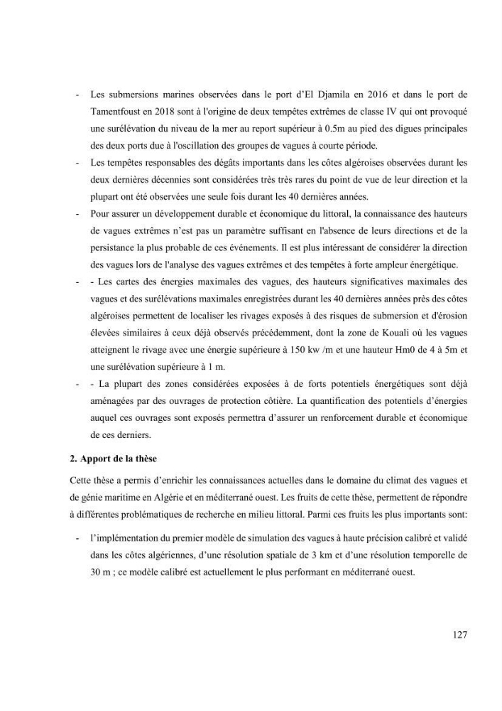 Méthodologie pour la localisation des zones de forte énergie houlomotrice en combinant les modèles numériques et les observations in-situ