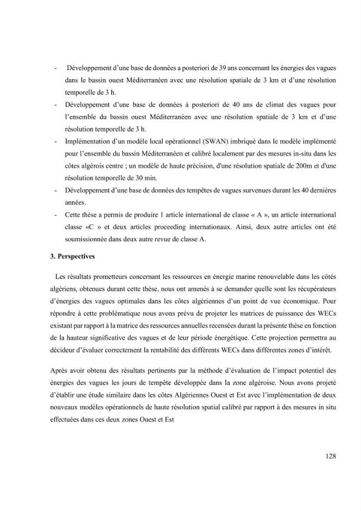Méthodologie pour la localisation des zones de forte énergie houlomotrice en combinant les modèles numériques et les observations in-situ
