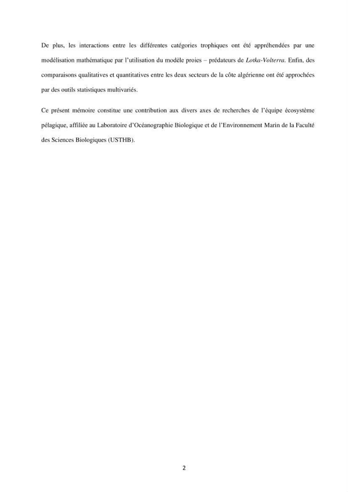 Contribution à l\'étude des peuplements macrozooplanctoniques de la côte Algérienne (secteur occidental et central) entre 1° W et 3° E