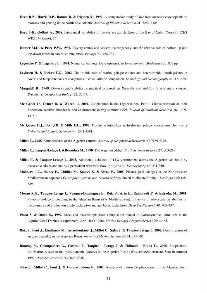 Contribution à l\'étude des peuplements macrozooplanctoniques de la côte Algérienne (secteur occidental et central) entre 1° W et 3° E