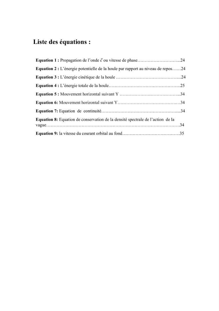 Contribution à la recherche des zones à fort potentiel d\'énergie houlomotrice à base d\'un modèle hydrodynamique