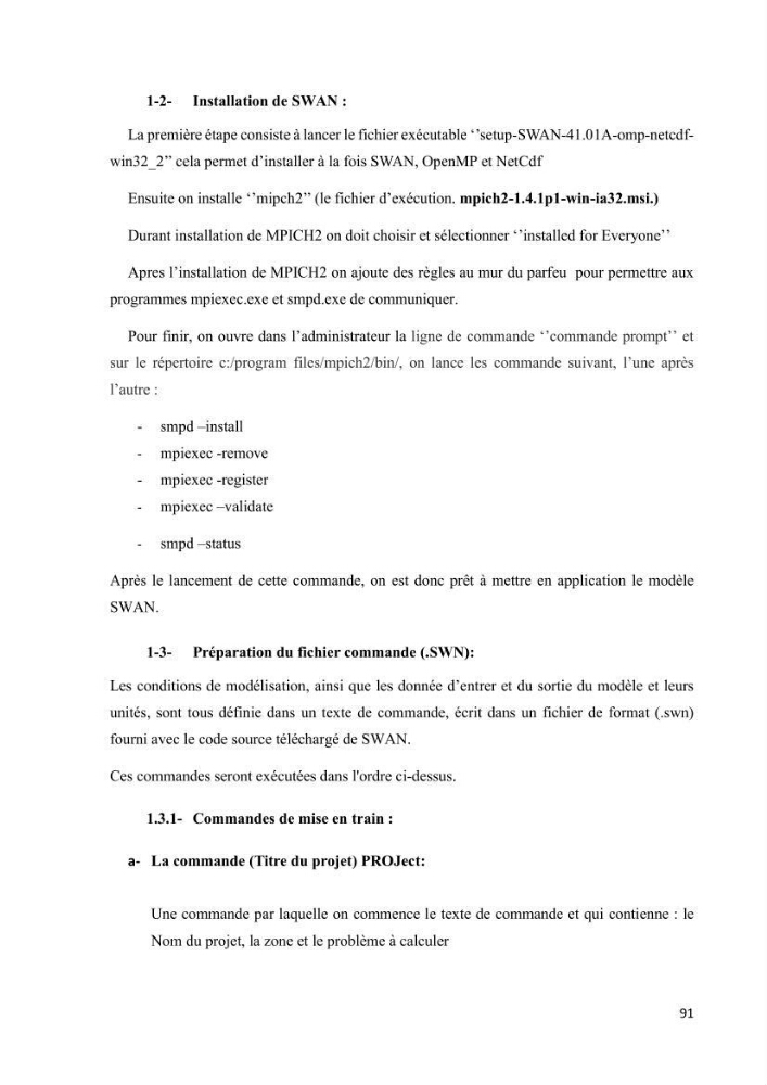 Contribution à la recherche des zones à fort potentiel d\'énergie houlomotrice à base d\'un modèle hydrodynamique