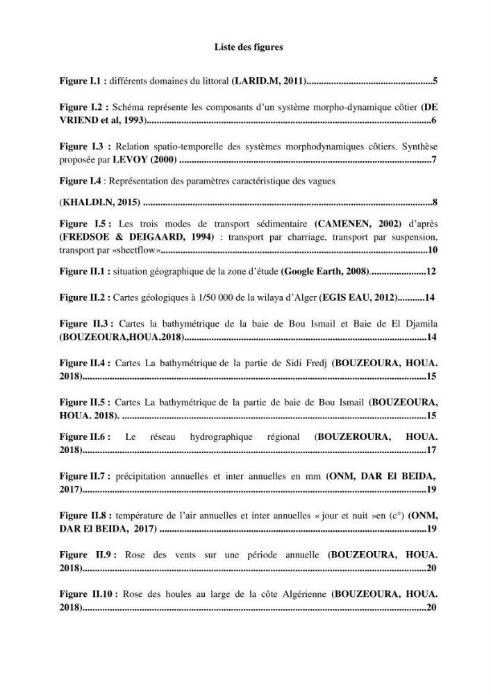 Impact des forçages météorologiques et anthropiques sur la dynamique morpho-sédimentaire du littoral Ouest Algérois