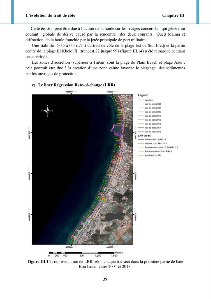 Impact des forçages météorologiques et anthropiques sur la dynamique morpho-sédimentaire du littoral Ouest Algérois