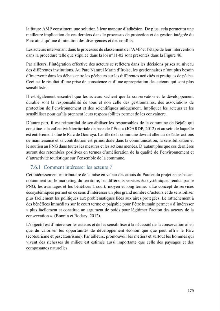 La gestion intégrée des parcs naturels côtiers