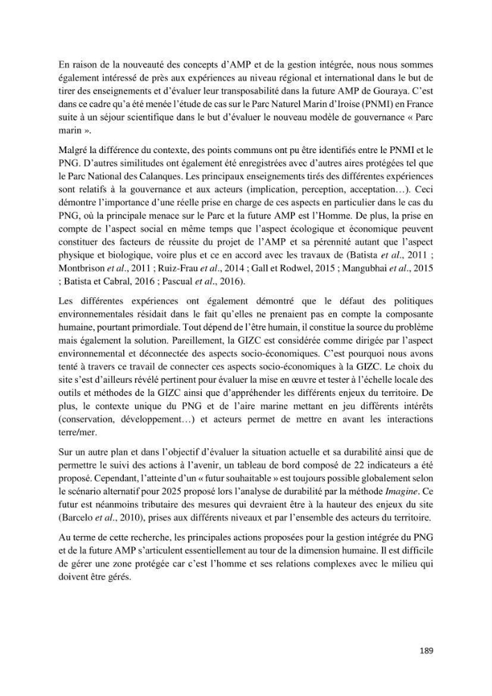La gestion intégrée des parcs naturels côtiers
