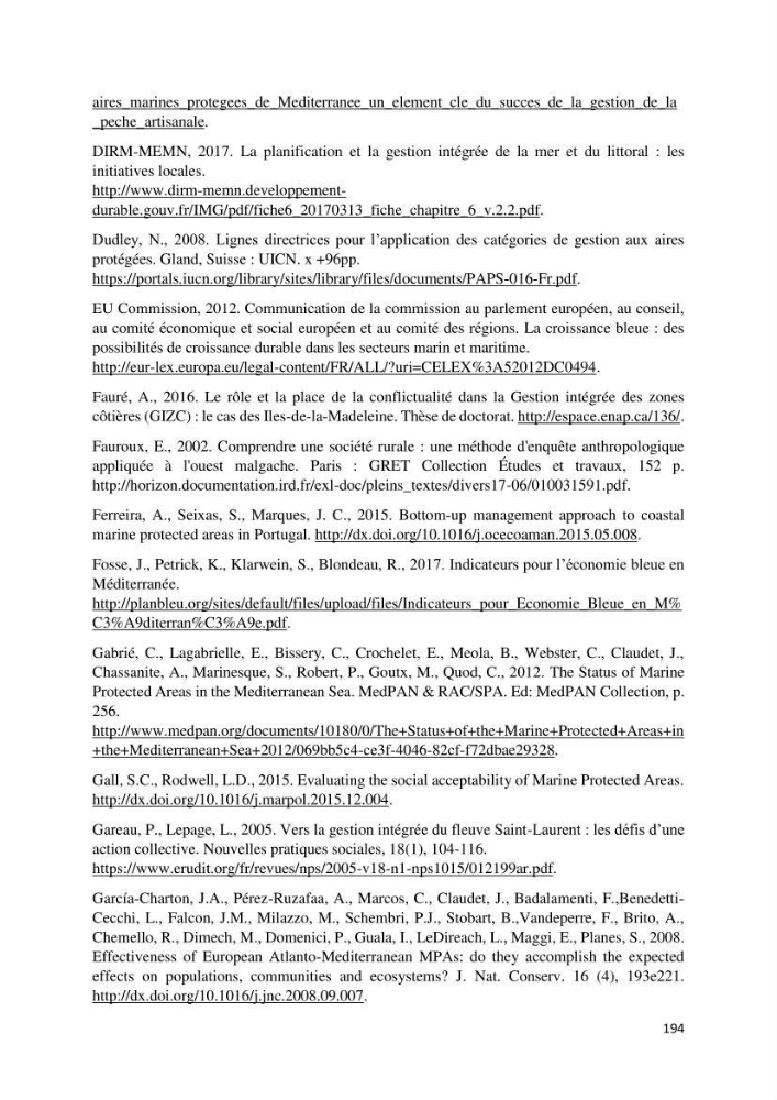 La gestion intégrée des parcs naturels côtiers