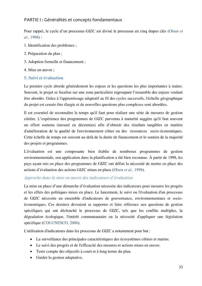 La gestion intégrée de la zone côtière algéroise