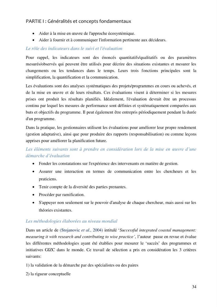 La gestion intégrée de la zone côtière algéroise