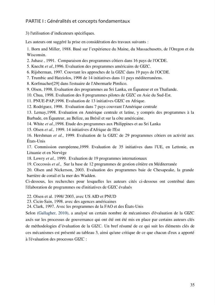 La gestion intégrée de la zone côtière algéroise