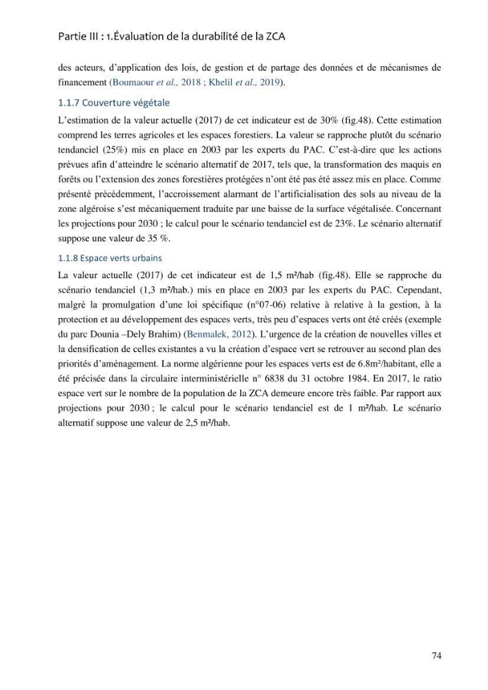 La gestion intégrée de la zone côtière algéroise