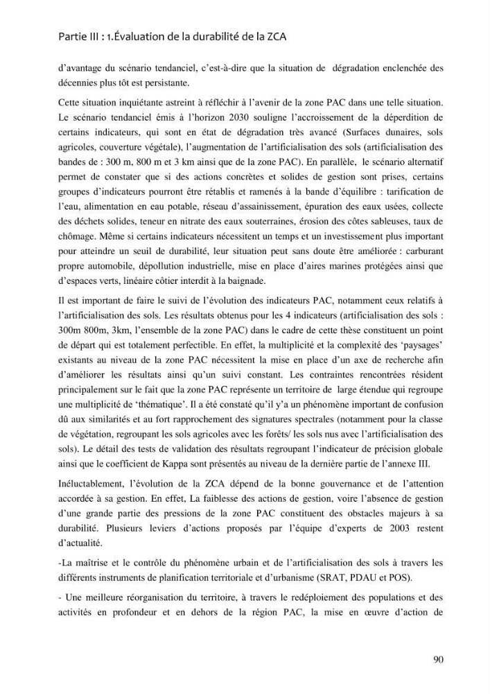 La gestion intégrée de la zone côtière algéroise