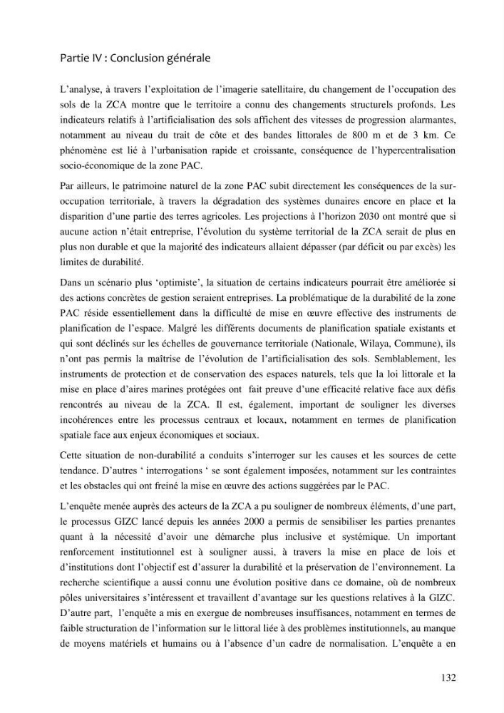 La gestion intégrée de la zone côtière algéroise