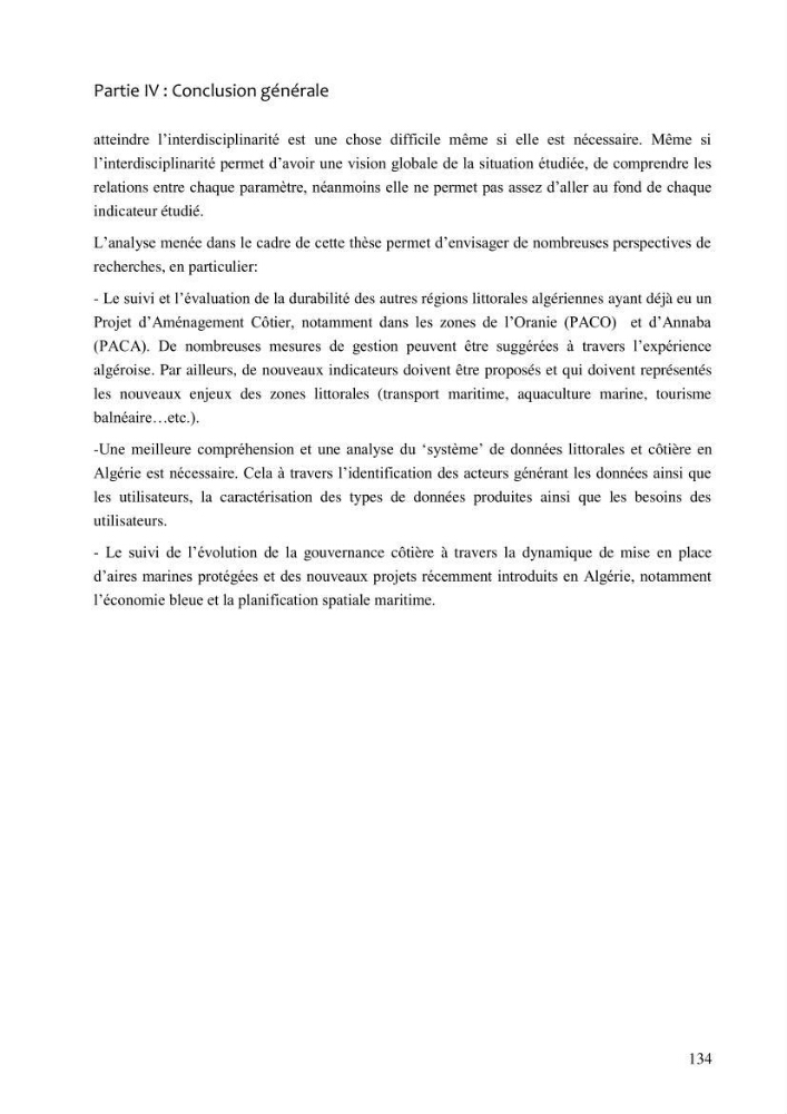 La gestion intégrée de la zone côtière algéroise