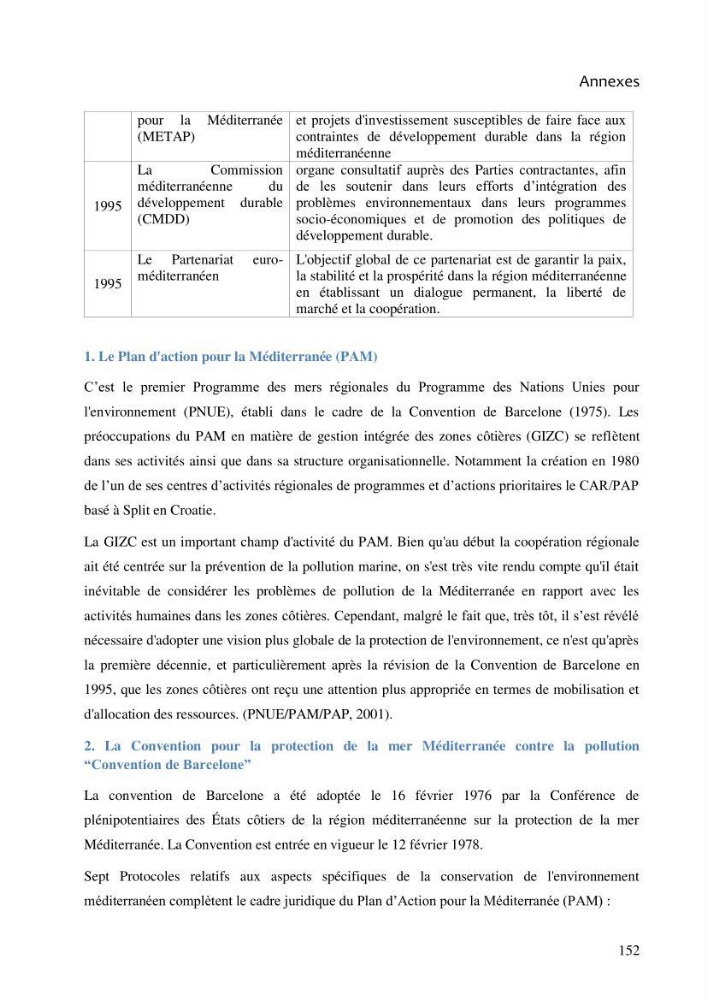 La gestion intégrée de la zone côtière algéroise