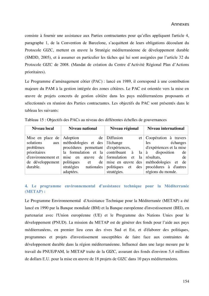 La gestion intégrée de la zone côtière algéroise