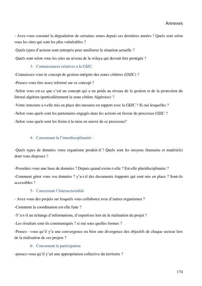 La gestion intégrée de la zone côtière algéroise