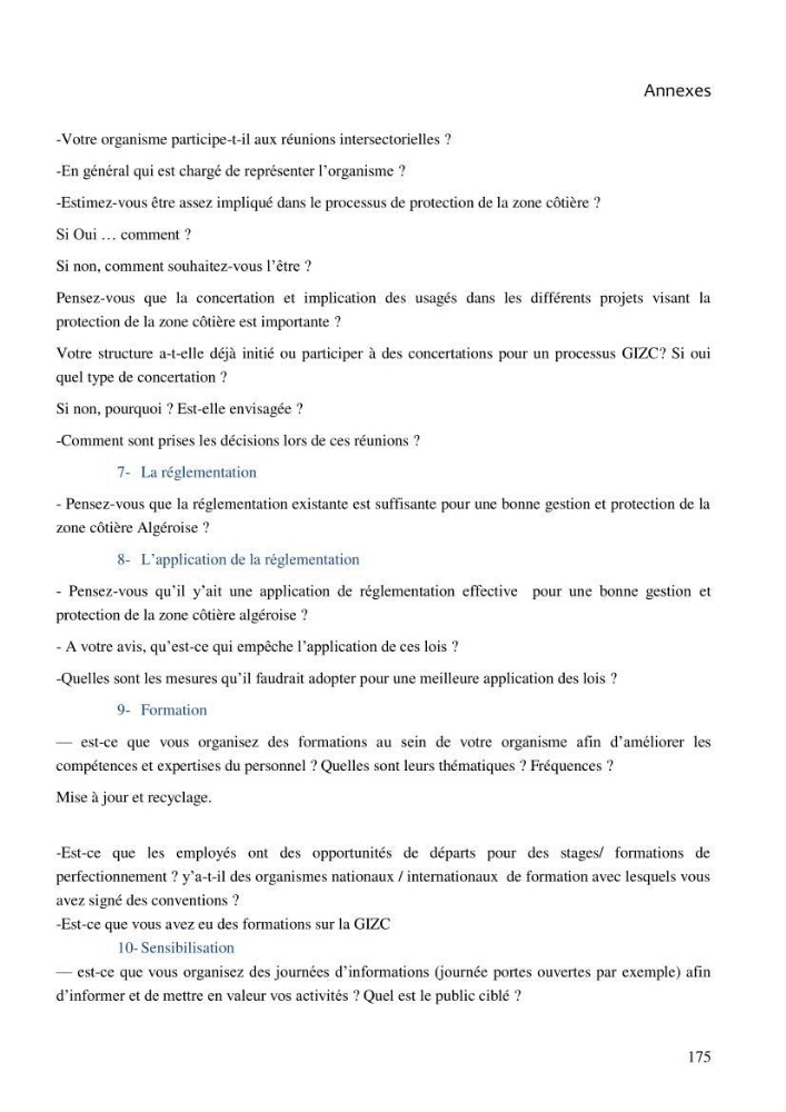 La gestion intégrée de la zone côtière algéroise