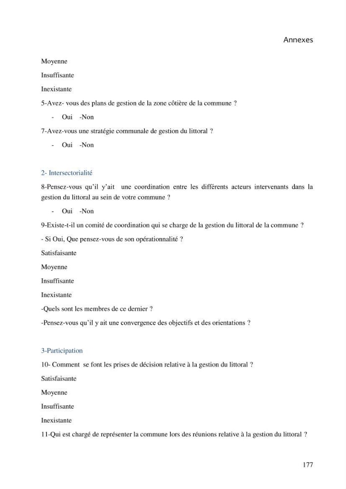 La gestion intégrée de la zone côtière algéroise
