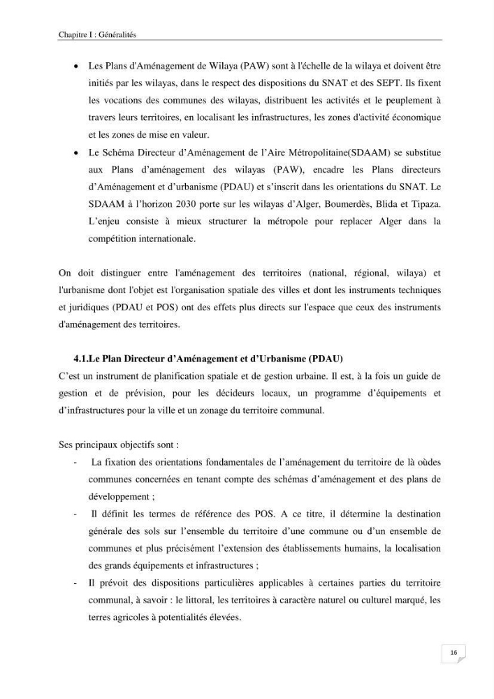 Effet de l\'urbanisation sur l\'évolution des côtes : cas de la baie de Chenoua