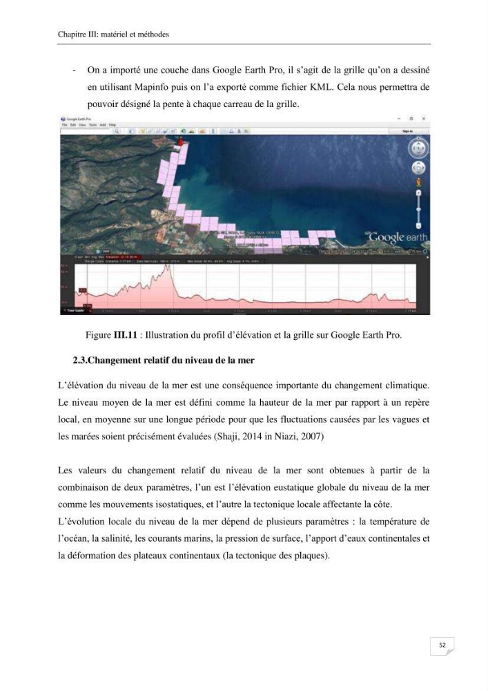 Effet de l\'urbanisation sur l\'évolution des côtes : cas de la baie de Chenoua