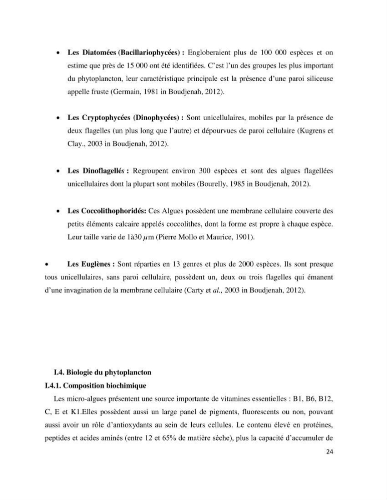 Dynamique et diversité du phytoplancton de la côte Algérienne