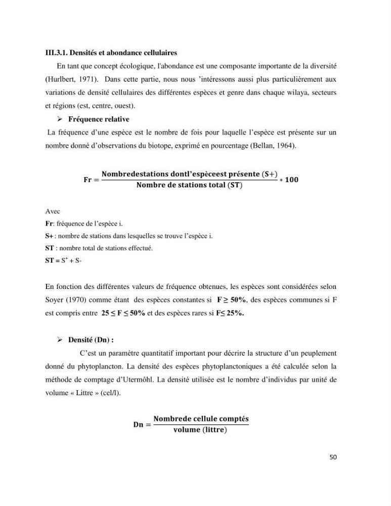 Dynamique et diversité du phytoplancton de la côte Algérienne