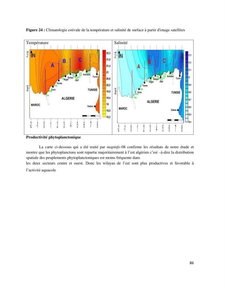 Dynamique et diversité du phytoplancton de la côte Algérienne