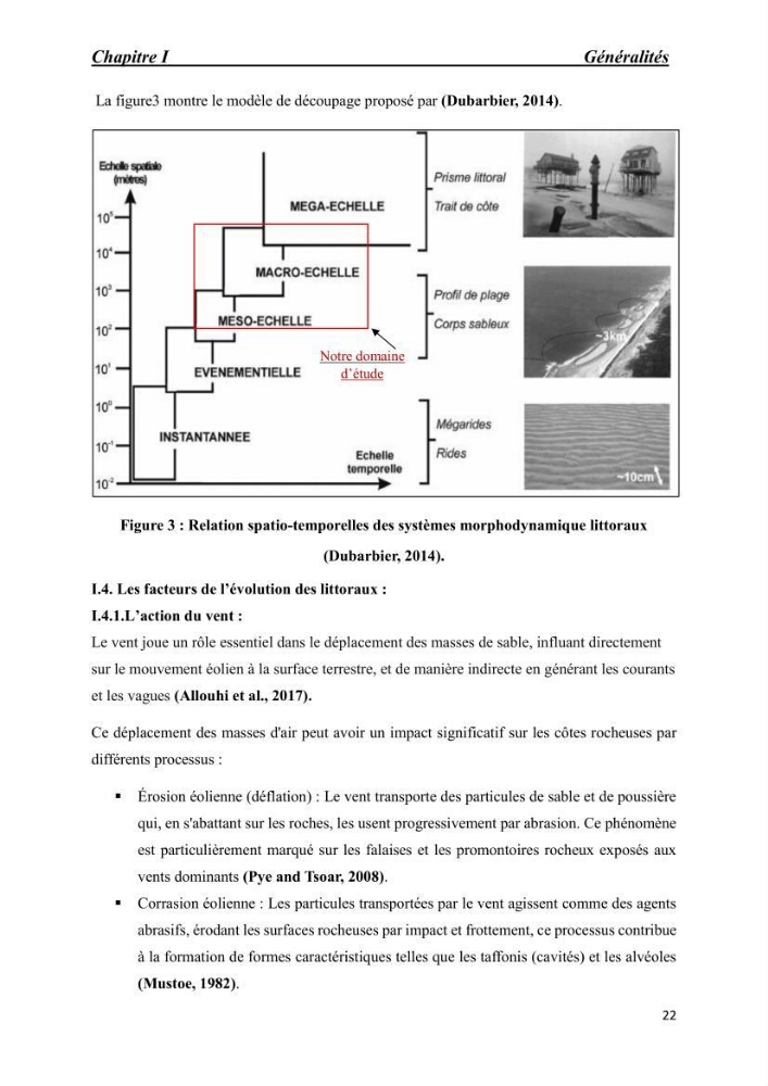 Comportement des formations géologiques de la zone côtière d\'El Marsa ( Alger) vis-a vis l\'érosion marine