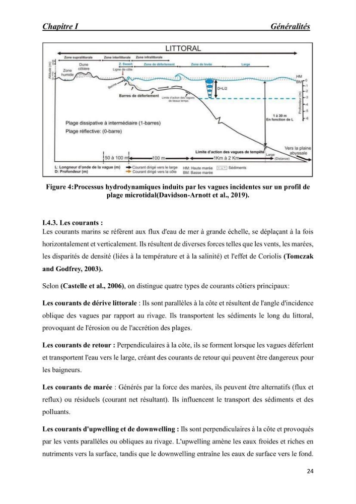 Comportement des formations géologiques de la zone côtière d\'El Marsa ( Alger) vis-a vis l\'érosion marine