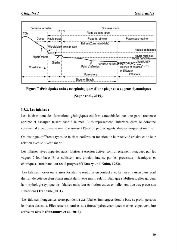 Comportement des formations géologiques de la zone côtière d\'El Marsa ( Alger) vis-a vis l\'érosion marine