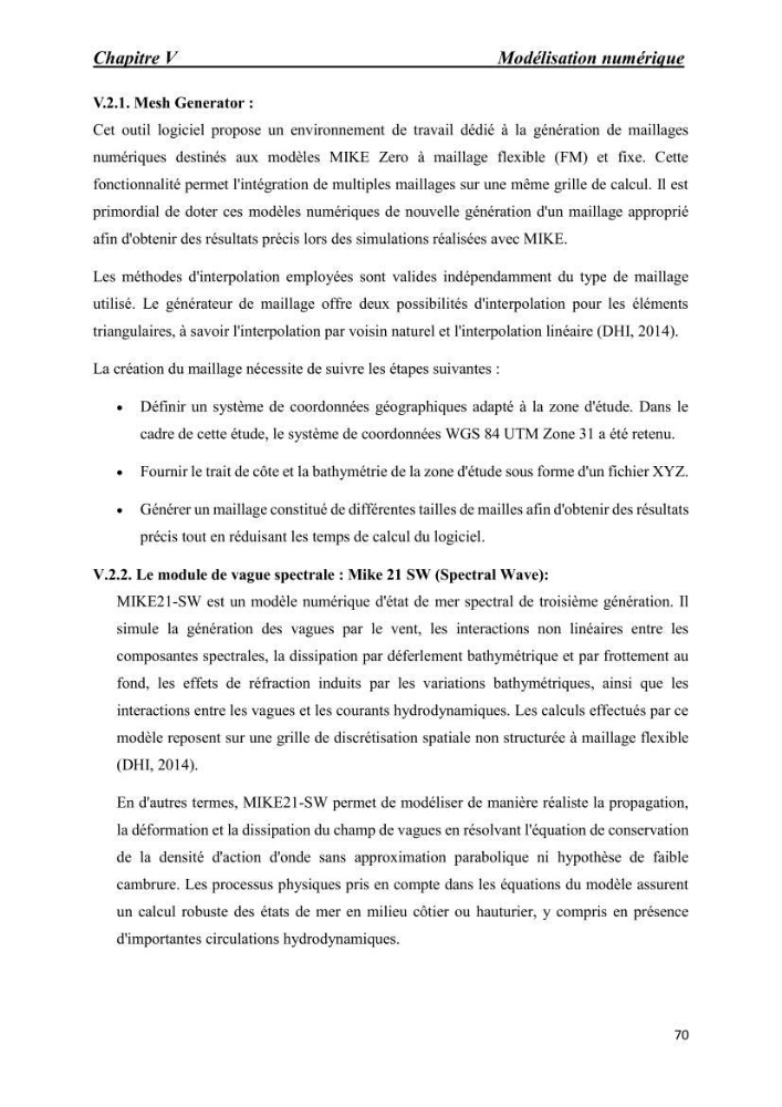 Comportement des formations géologiques de la zone côtière d\'El Marsa ( Alger) vis-a vis l\'érosion marine
