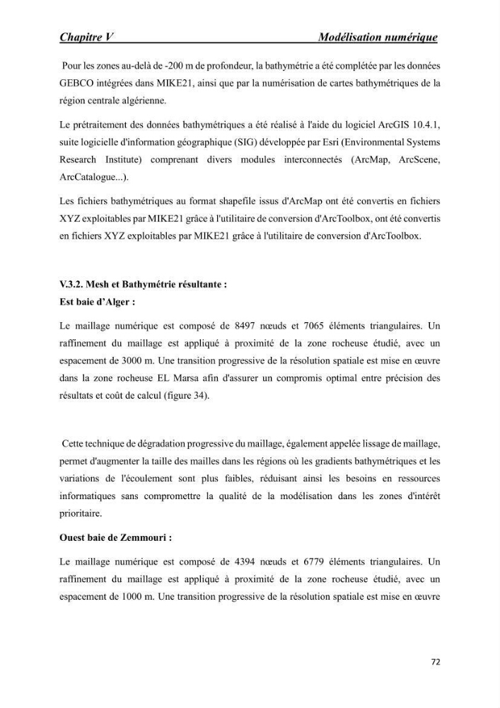 Comportement des formations géologiques de la zone côtière d\'El Marsa ( Alger) vis-a vis l\'érosion marine