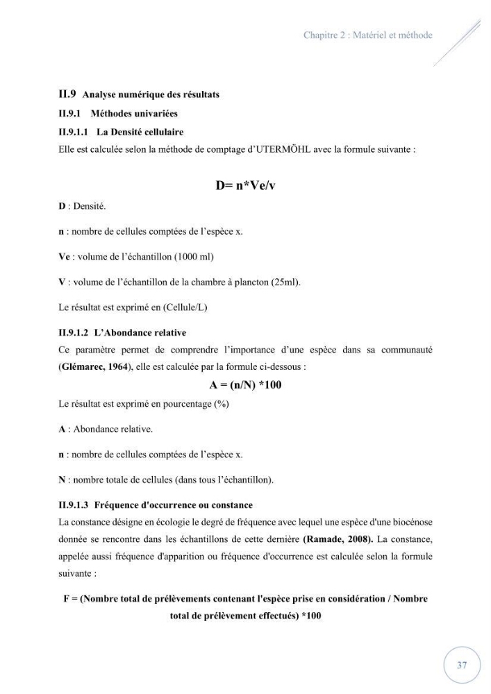 Contribution à l’étude du phytoplancton potentiellement toxique et/ ou nuisible au niveau d’une ferme conchylicole « CULTMARE » (Tipaza):