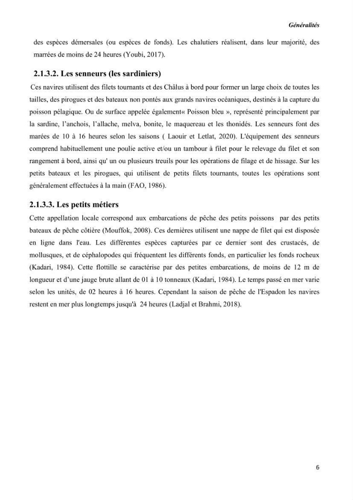 Estimation de la production primaire nécessaire pour soutenir la pêche durable en Algérie