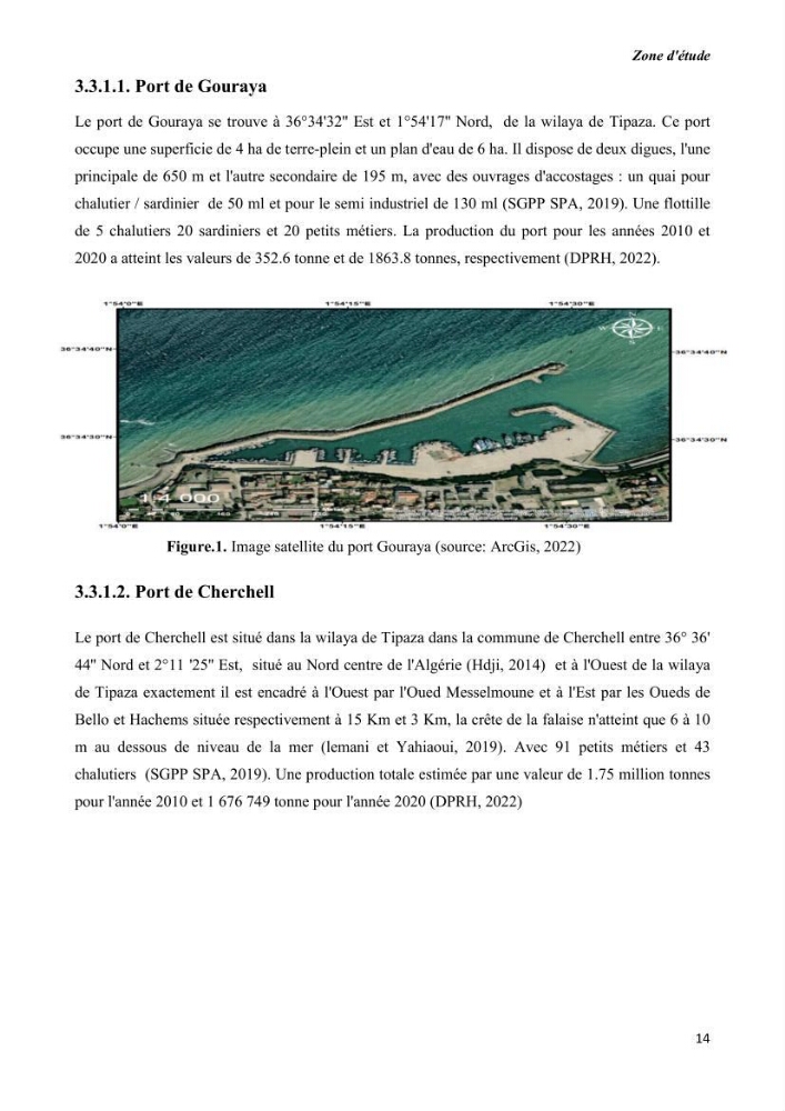 Estimation de la production primaire nécessaire pour soutenir la pêche durable en Algérie