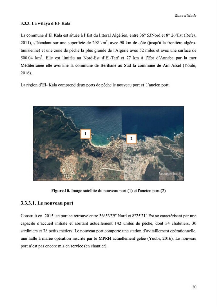 Estimation de la production primaire nécessaire pour soutenir la pêche durable en Algérie