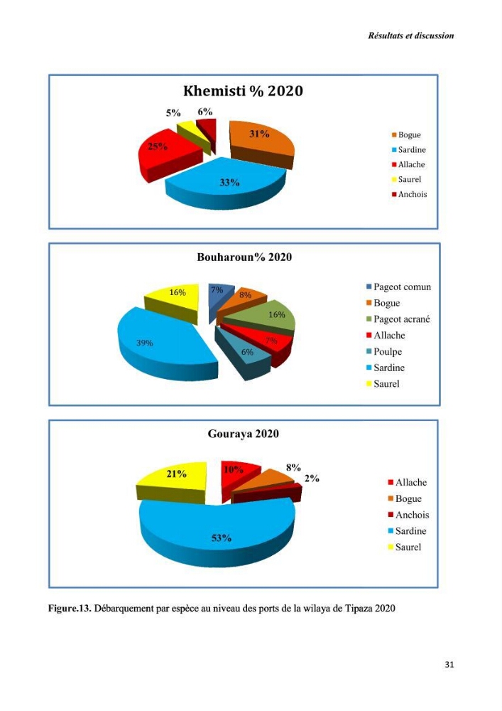 Estimation de la production primaire nécessaire pour soutenir la pêche durable en Algérie
