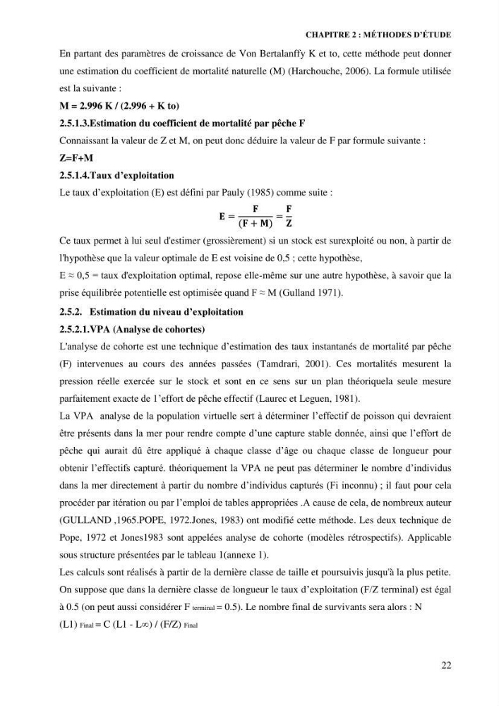 Contribution à l’étude de la croissance et de l’exploitation de l’espèce « Mullus barbatus» dans la baie de Jijel.: