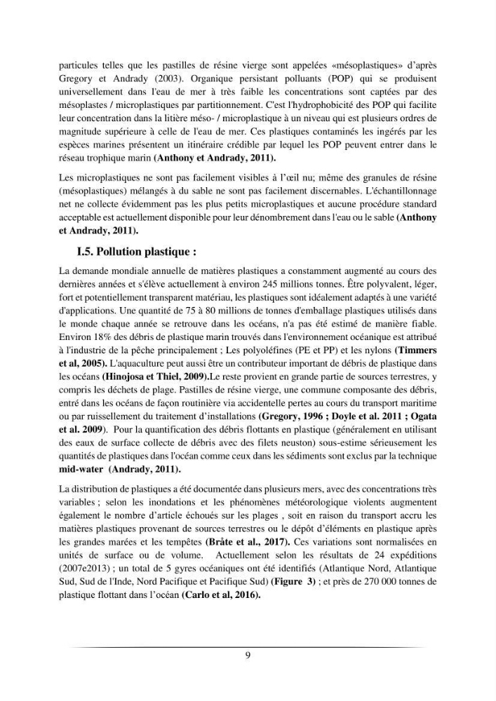 L’effet de l’hydrodynamisme sur la quantification des Microplastiques en mer: