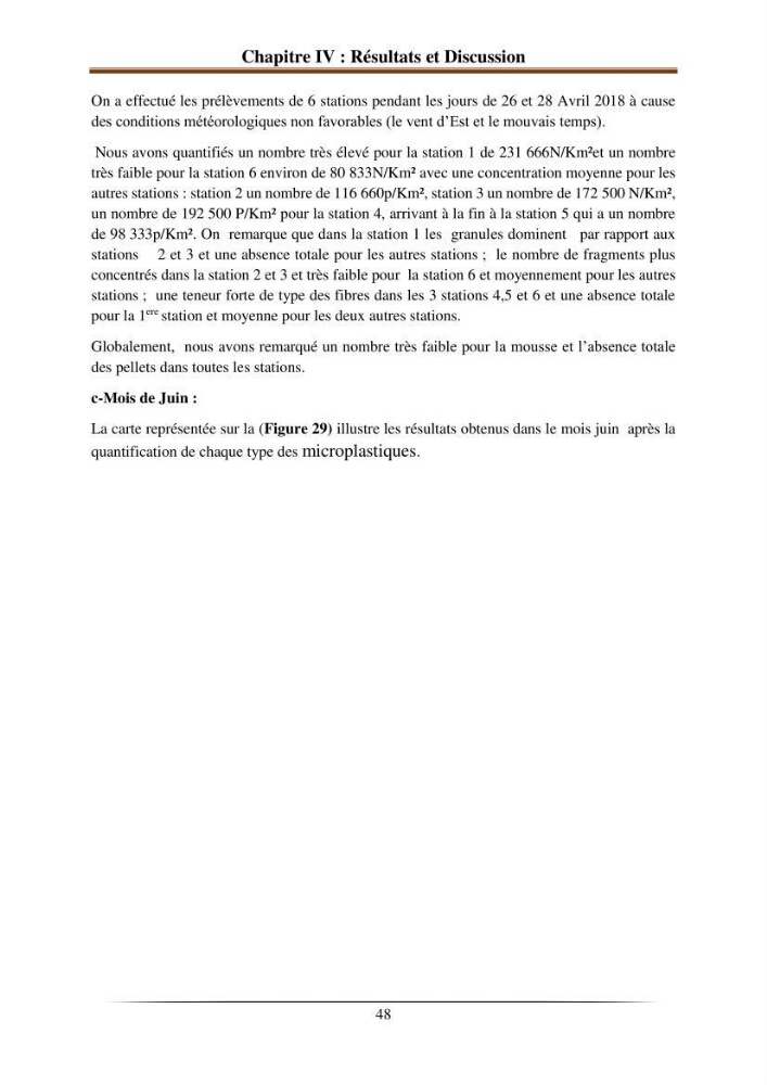 L’effet de l’hydrodynamisme sur la quantification des Microplastiques en mer: