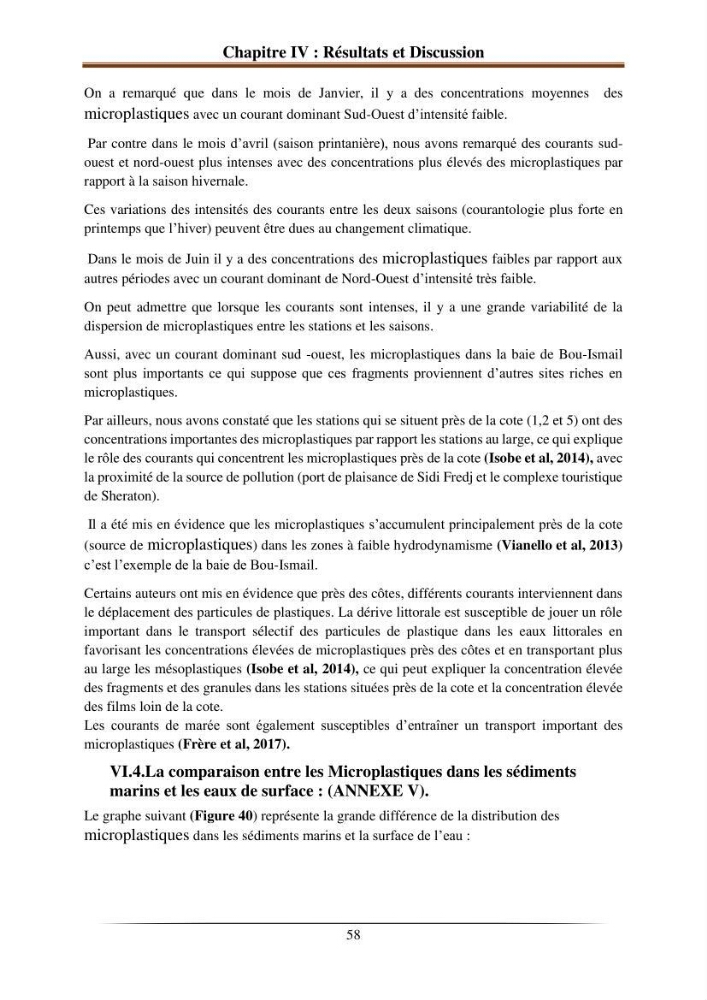 L’effet de l’hydrodynamisme sur la quantification des Microplastiques en mer:
