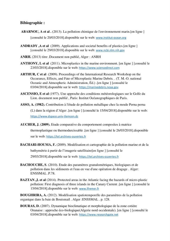 L’effet de l’hydrodynamisme sur la quantification des Microplastiques en mer: