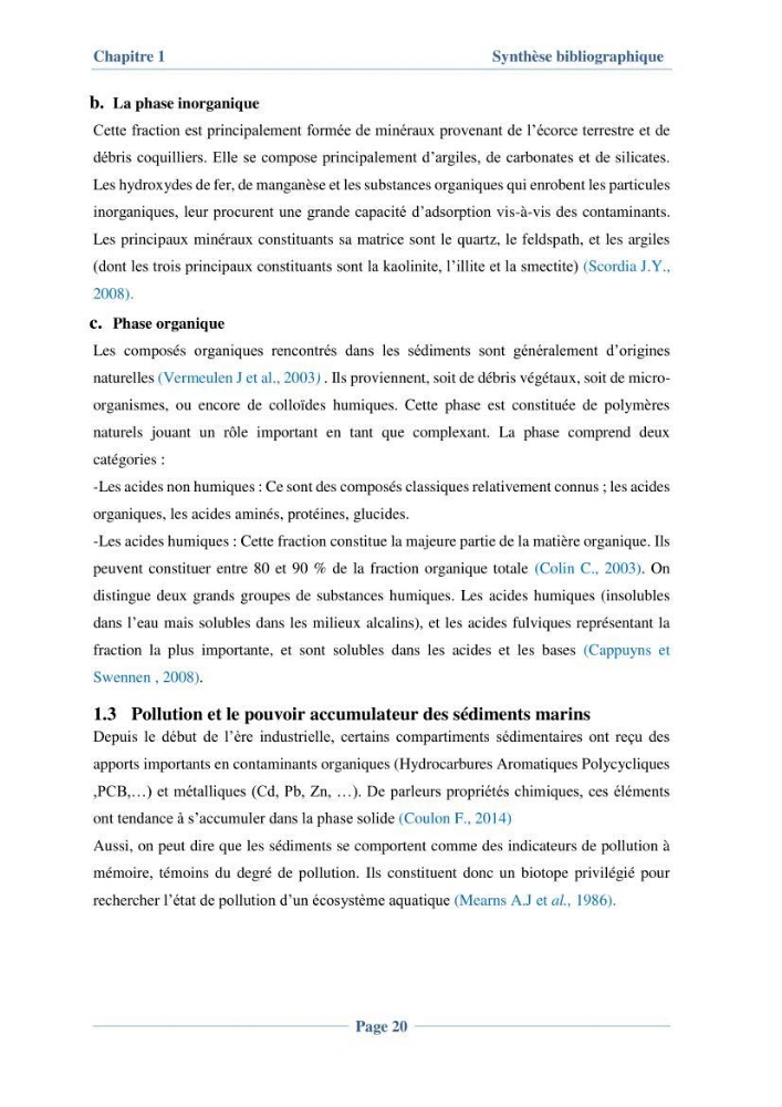 Contribution à l\'évaluation de l\'état de pollution du sédiment superficiel du port d\'Alger en cas d\'une opération de dragage: