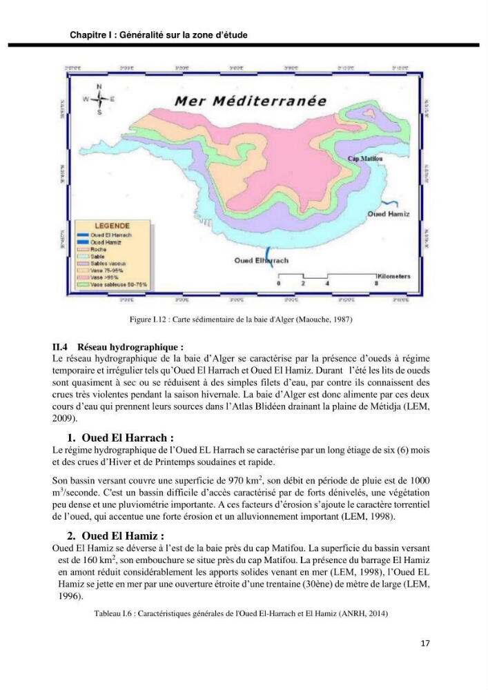 Etude d’aménagement de la baie d’Alger zone située entre Bordj El Kiffan (Le Lido) et Verte Rive