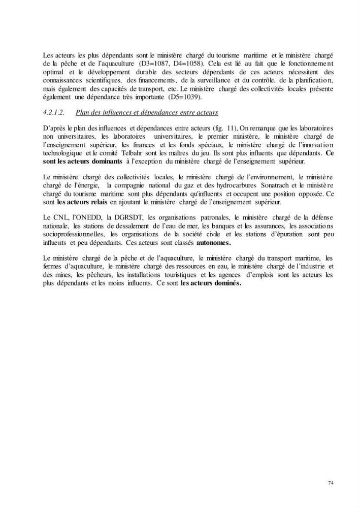 Analyse du cadre de l\'économie bleue et de la planification de l\'espace maritime en Algérie :cas de la zone marine et côtière de la wilaya d\'Alger